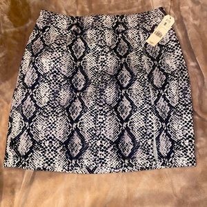 snakeskin skirt